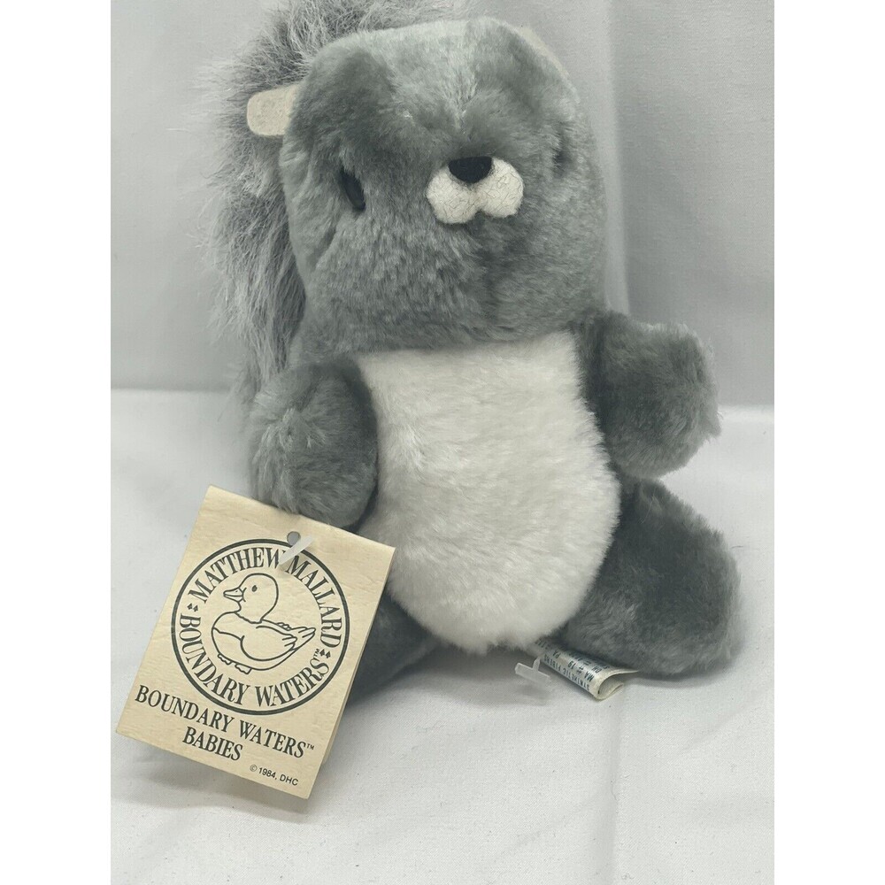 Matthew Mallard Shirley Squirrel Plush Boundary Waters Babies 6" Stuffed Animal